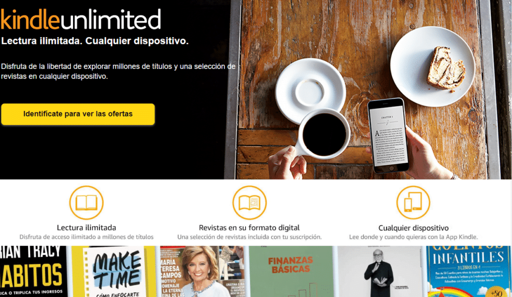 Ejemplo de landing page para venta de libros digitales